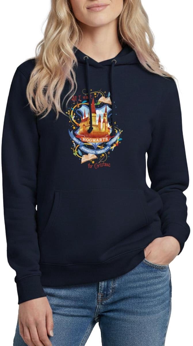 Harry Potter Hogwarts Voor Kerstmis Hoodie Dames