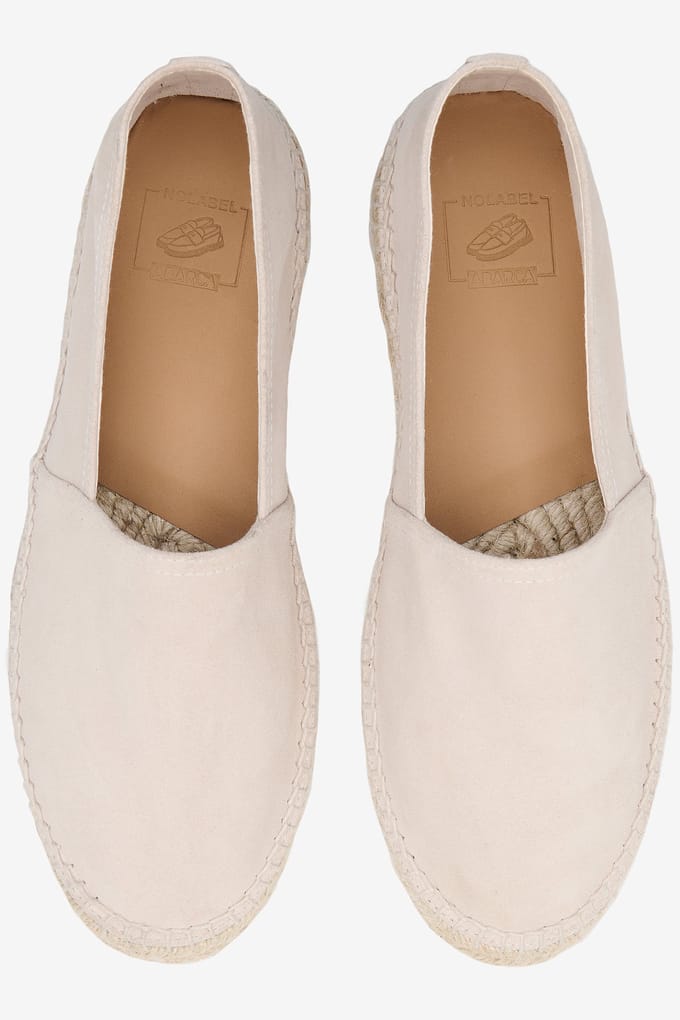 No Label X Abarca Suede Classic Espadrilles Beige Taglia: 43 | Espadrillas Outlet | Uomo | Marrone
