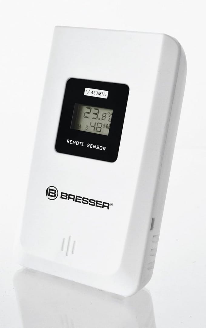Draadloze Buitensensor voor Weerstation Temperatuur en Vochtigheid 3 Kanalen