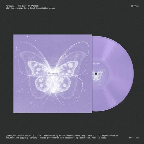 LP Ver TAEYEON Panorama The Best of TAEYEON No POB white