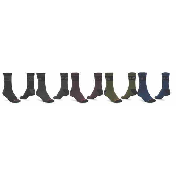 GLOBE Heren Sokken Horizons Crew Sock 5Pack Mix Color