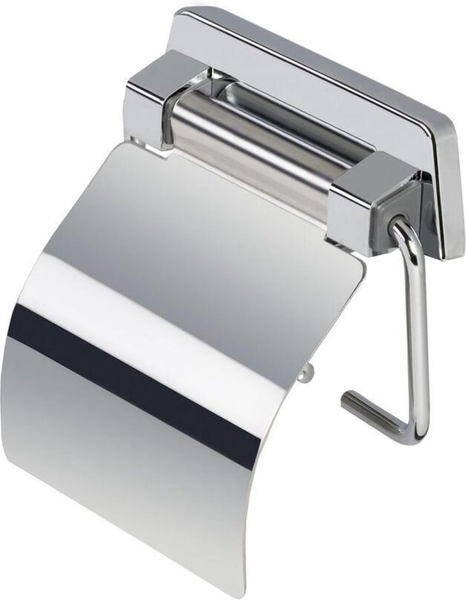 Geesa Standard Toiletrolhouder met klep - Chroom
