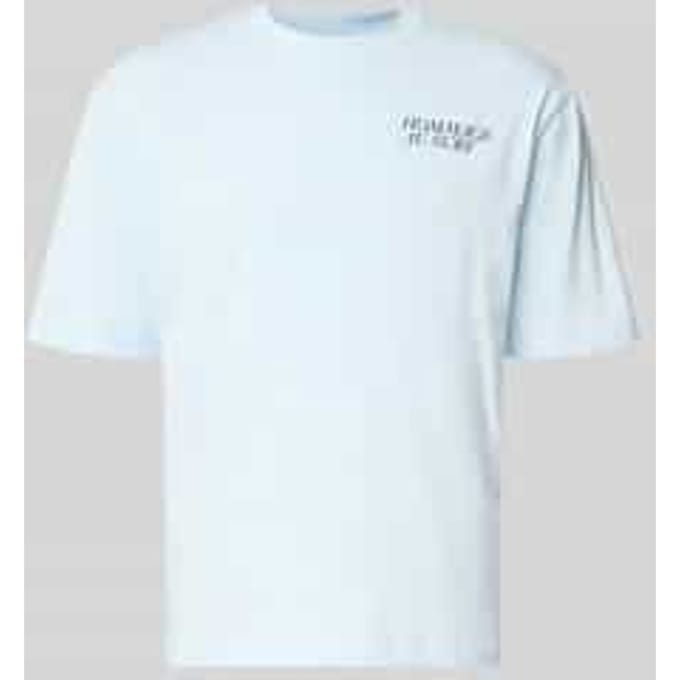 Regular fit T-shirt van katoenmix