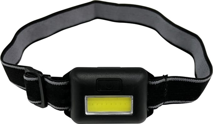 Hofftech Verstelbare LED en COB hoofdlamp - 3 standen - 80 lumen - 2 Watt