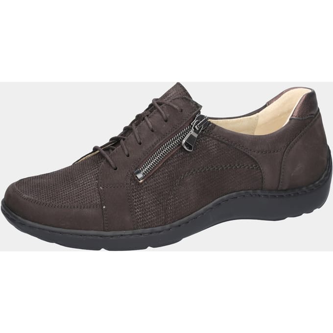Lage schoenen met rits - bruin - Gr. 42 van Goldner Fashion