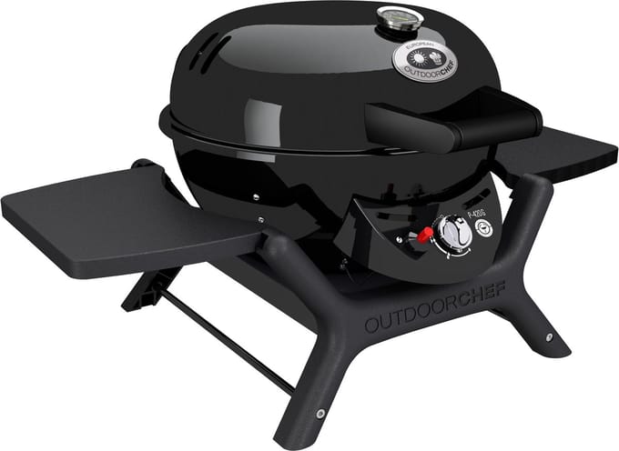 BBQ - Outdoorchef 420 G - Minichef Gasbarbecue - Compact - Zwart