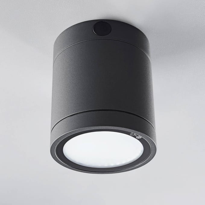 Heitronic LED plafondlamp Negro voor buiten