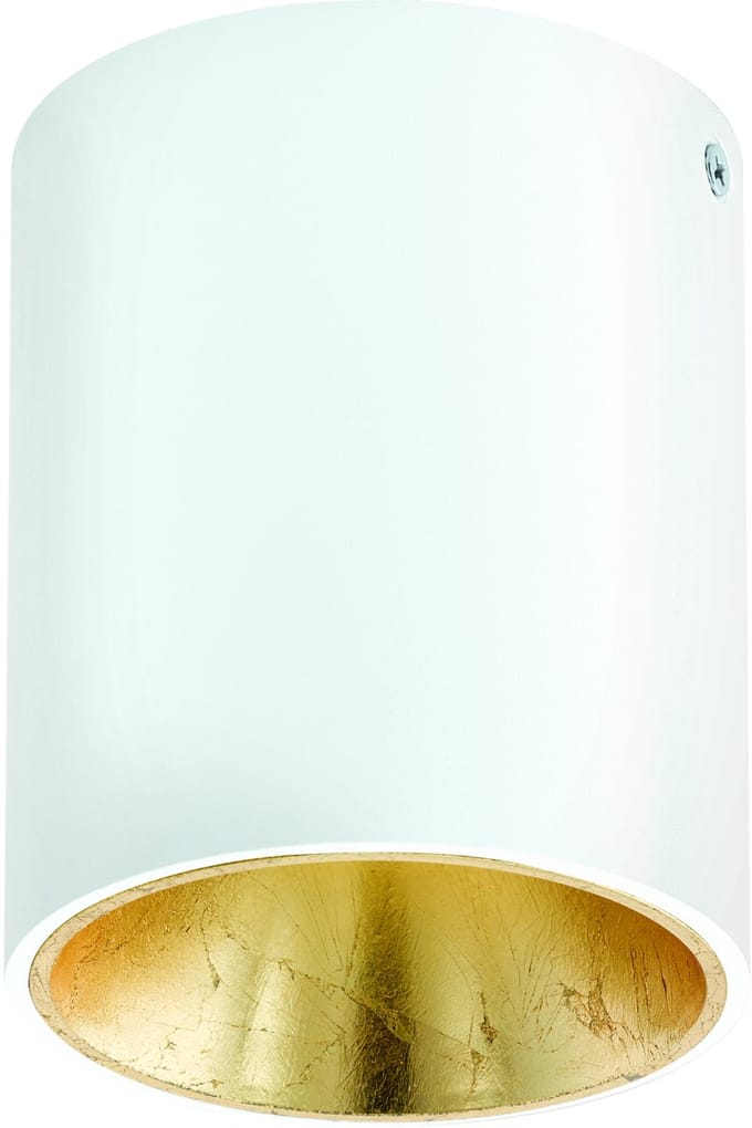 EGLO Polasso Opbouwspot - LED - Ø 10 cm - Wit/Goud