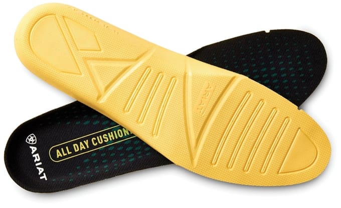 ARIAT ALL DAY CUSHIONING INSOLE INLEGZOLEN Zwart