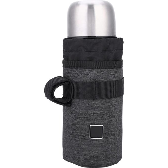 Fiets Waterfles Houder Tas Draagbaar Fiets Ketel Isolatie Kooi (Donker grijs) black
