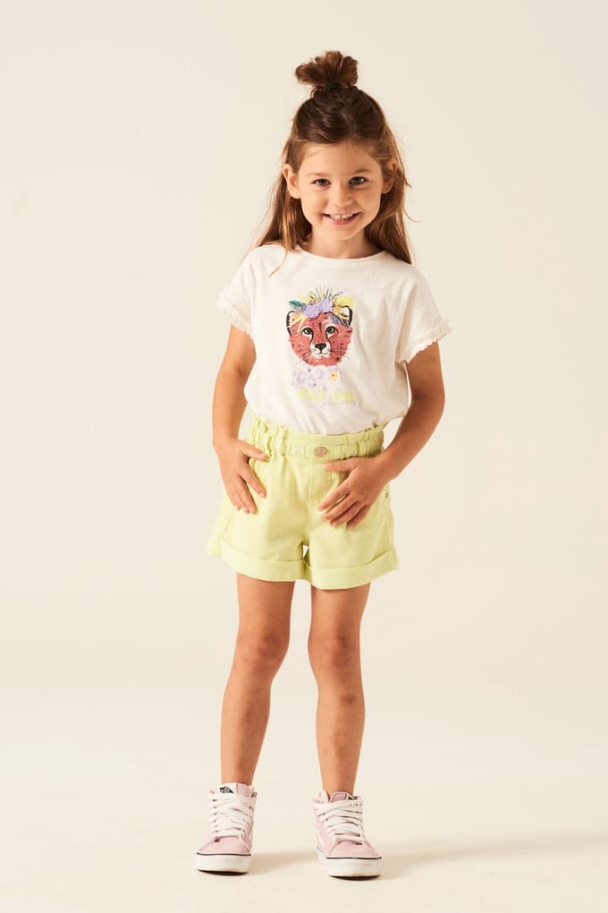 GARCIA Meisjes Short Groen - Maat 104