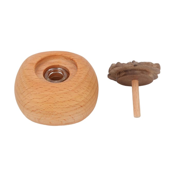 Diffuseur d'arômes Forme Kaki Style Élégant Matériau Bois de Rose Diffuseur de Parfum Portable pour Cadeau brown