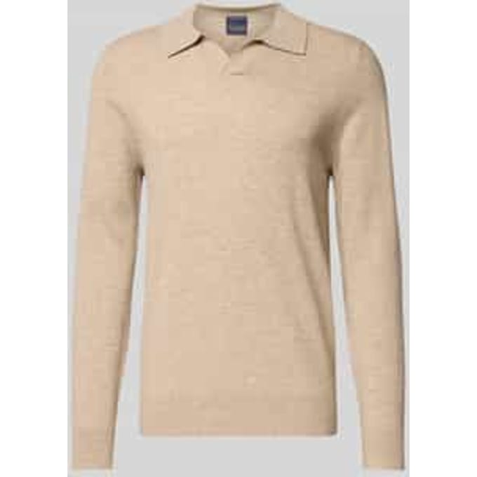 Gebreide pullover van mix van wol en kasjmier