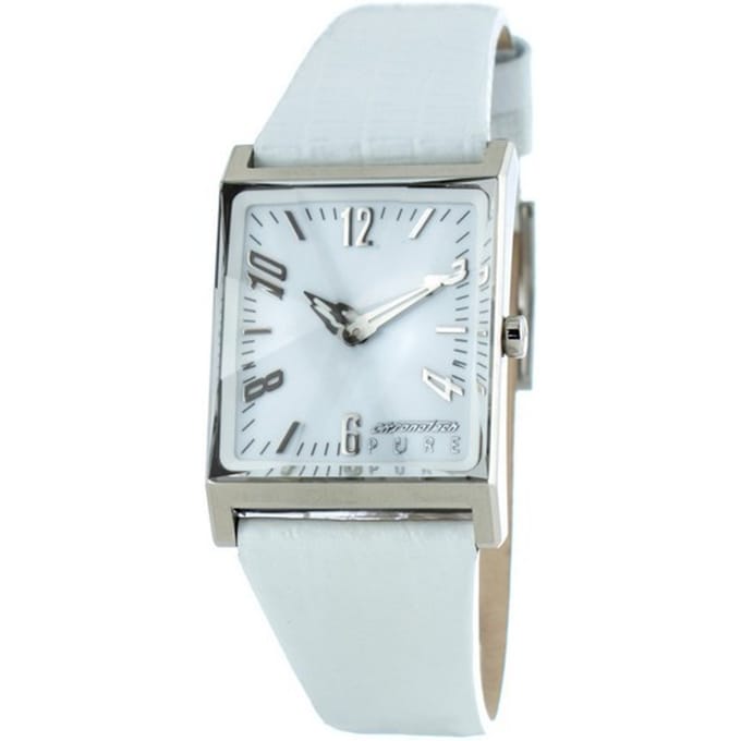 Horloge CHRONOTECH CT7880L-08. Kwarts, Kleur wit. Vrouw.