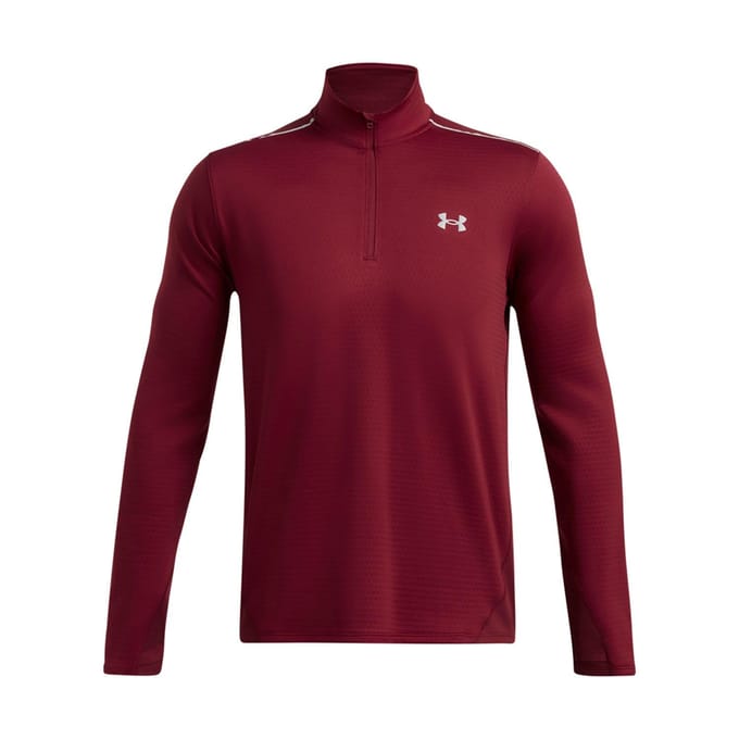 Under Armour Heren Vanish Cold Weather Quarter Zip Training Top (Rood)