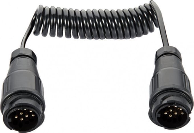Aanhanger stroomkabel - 8 polig - 3 meter - 12V