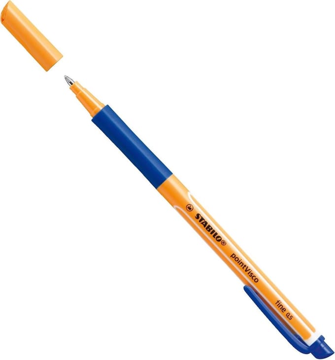 STABILO pointVisco - Rollerball - Gel Inkt - Medium 0,5 mm - Blauw - per stuk