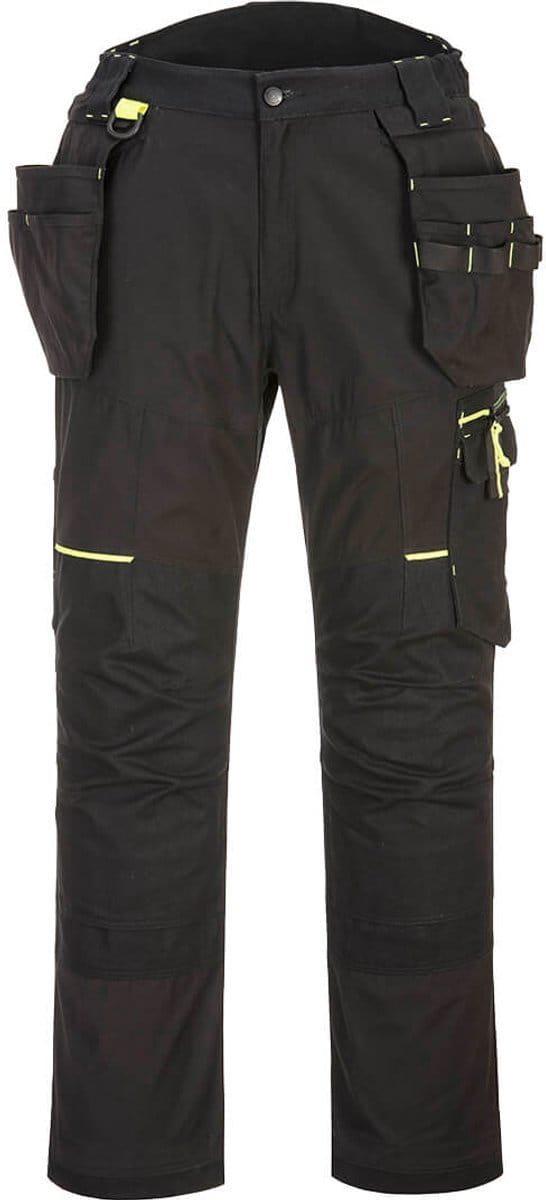 Portwest WX3 Eco Stretch Holster Broek T706 - Zwart - 38