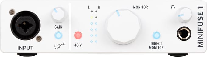 Arturia MiniFuse 1 White 1-in/2-uit USB-C Audio Interface