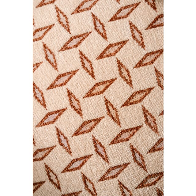 Indore Home Jet Ronde Poef - 49 cm - Terra Beige