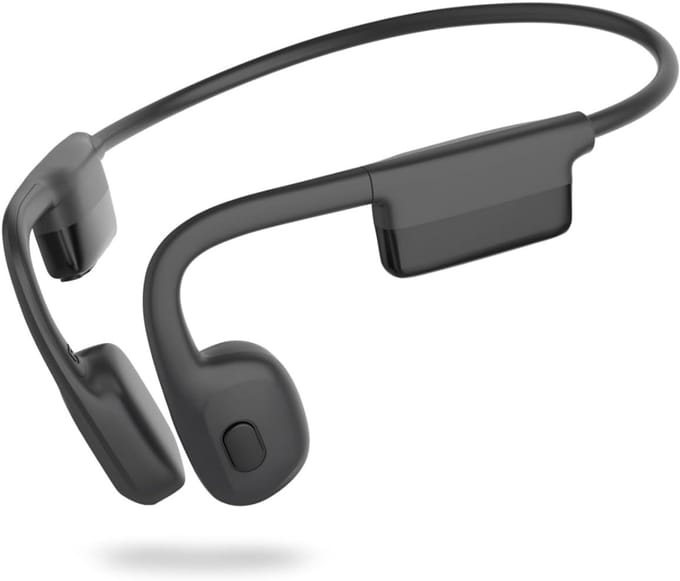 White-Label® Bone Conduction Headphone - Koptelefoon voor Activiteiten - Draadloos - Bleutooth - Zwart