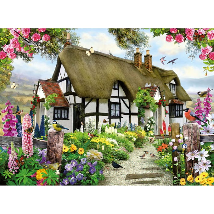 Ravensburger - Puzzel - Idyllische Cottage 500 Stukjes