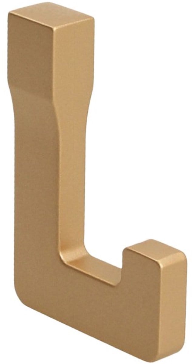 Gamet WP37 - Ophanghaak - Gouden Satijn - Minimalistisch - Eén Haak