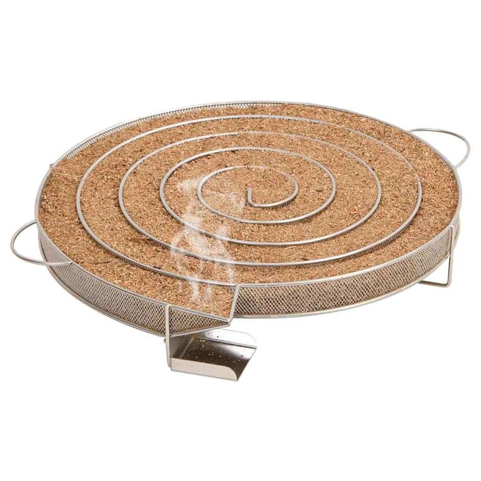 vidaXL - Rookgenerator - koud - rond - 33,5 - cm - roestvrij - staal
