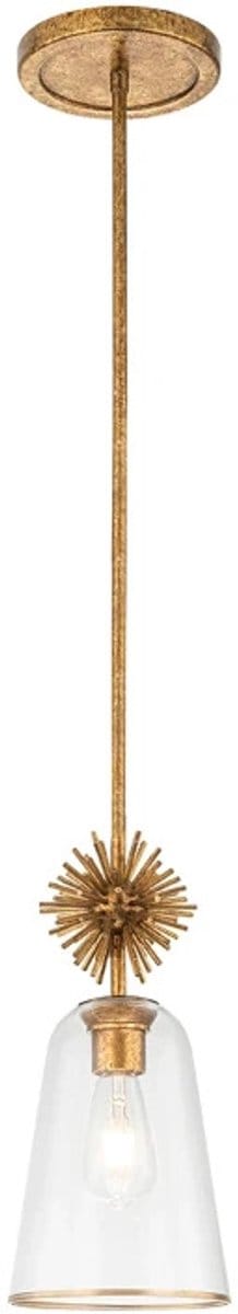 Elstead Lighting LED Hanglamp Staring | 1X E27 Max 40W | Distressed Gold
