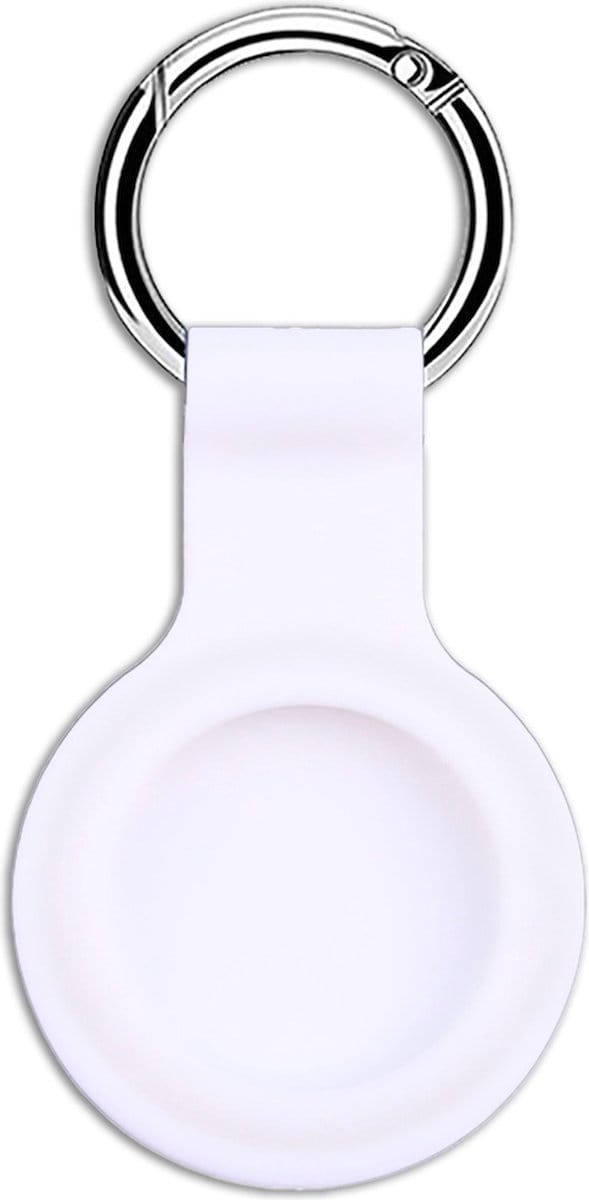 Celly - Aircase Siliconen Sleutelhanger Airtag - Siliconen - Wit