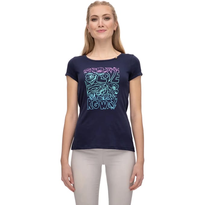 T-shirt dames Ragwear Florah Flowers
