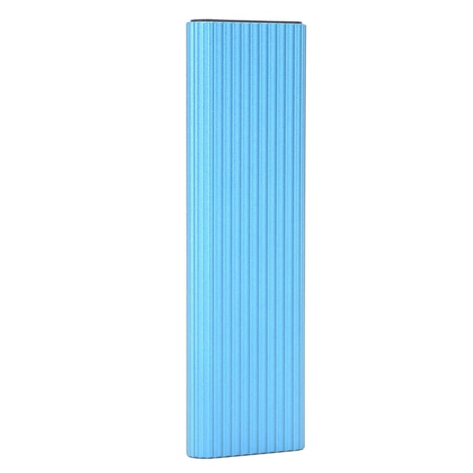 Boîtier SSD M.2 NGFF SATA Adaptateur Clé B Clé B + M Boîtier de disque dur externe pour Win Xp78(Bleu bleu