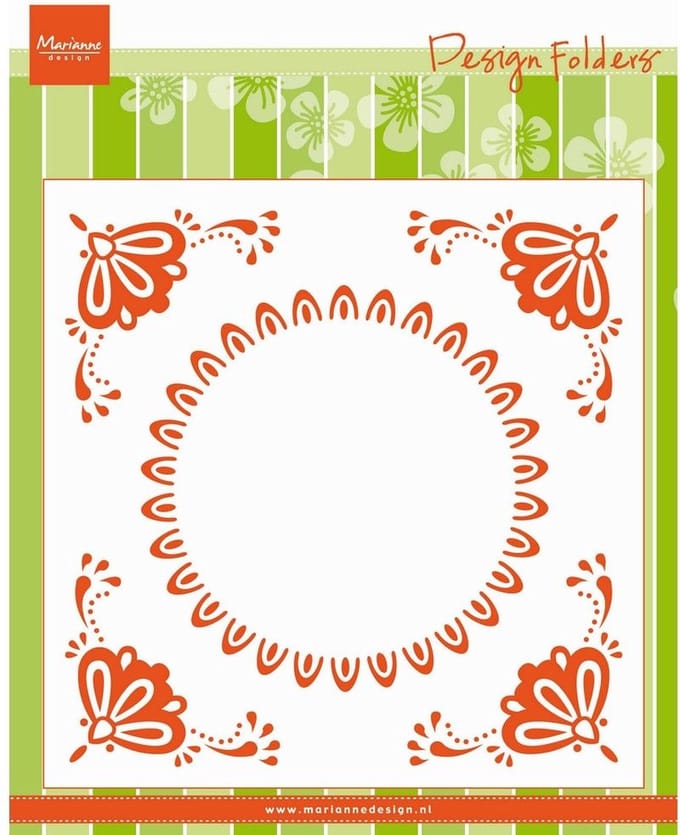 Marianne Design Embossing Folder - Dutch tile