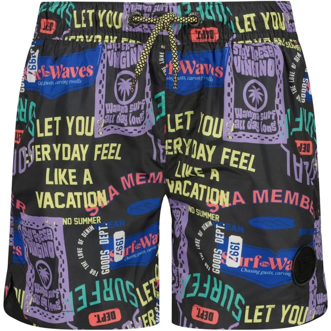Vingino Boys Xerdo Swimshort Mettalic Grey Größe: 4 | Bademode Outlet | kids | Grau