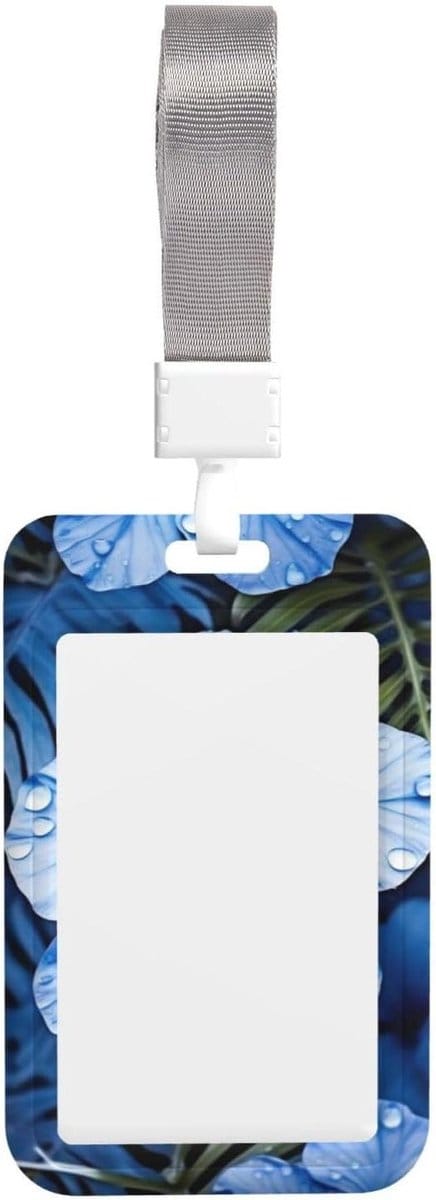 Badge Houder - Naam Tag - Kaarten Tonen - Waterdicht Ontwerp - 10x7 cm - Wit