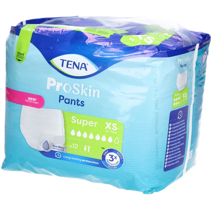 Tena Proskin Pants Super Extra Small 12 Incontinentieslip