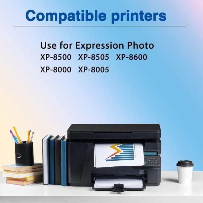 Cartouche d'encre Compatible - Kingway 378 XL - Multi-couleurs - 6 pièces - Pour Epson Expression Photo