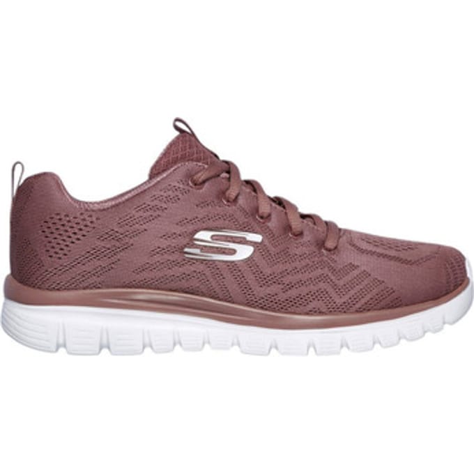 Skechers Sport Dames GRACEFUL GET CONNECTED Sneakers Dames Mauve