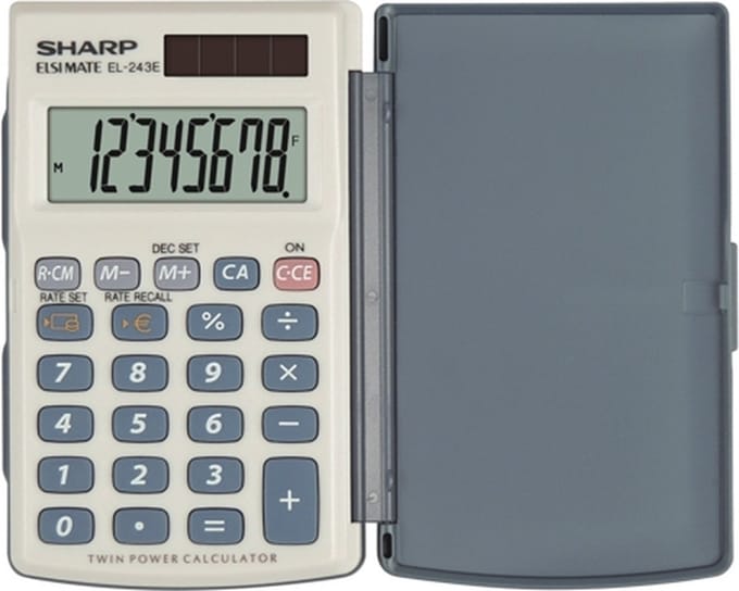 Sharp EL-243EB - Bureaurekenmachine