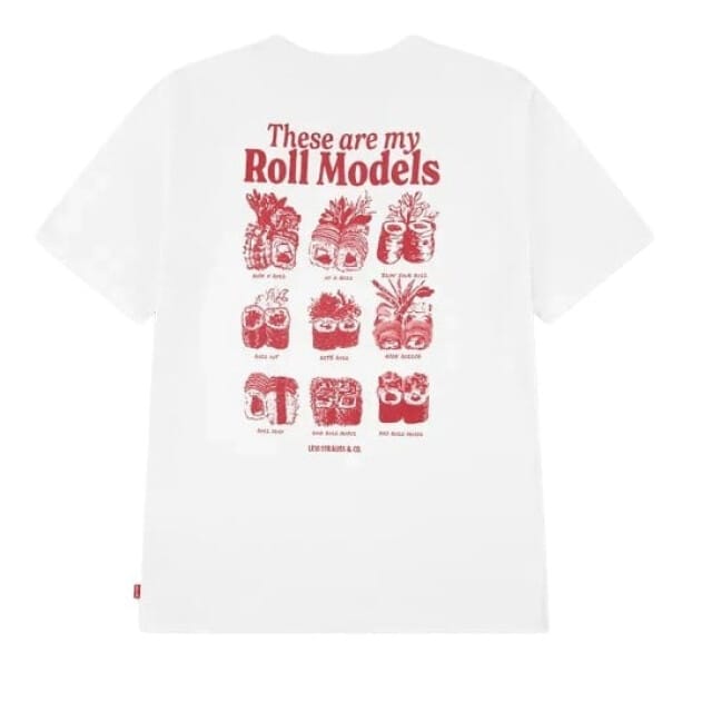 Levi´s ® Kids Roll Models T-shirt Met Korte Mouwen Wit 12 Years Jongen
