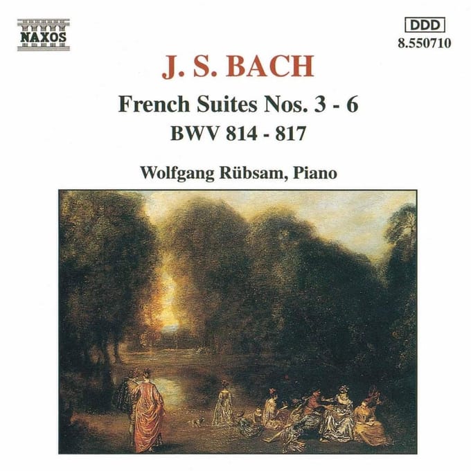 Wolfgang Rübsam - J.S. Bach: French Suites 3-6 (CD)