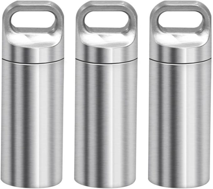 Drie Delige Pillendoos Set, Draagbare Waterdichte Medicijn Organizer, Ideaal voor Camping en Reizen, Compact en Handig in Gebruik