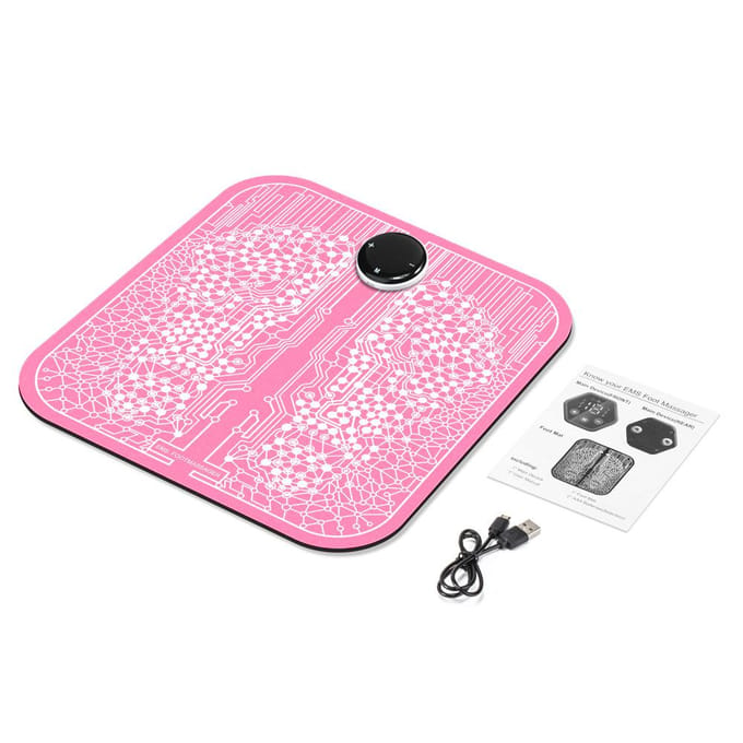 Touchscreen Voetmassagekussen, Voetmassage Puls, Voetmassager, EMS Been- en Voettherapiemachine, Massage Voetkussen