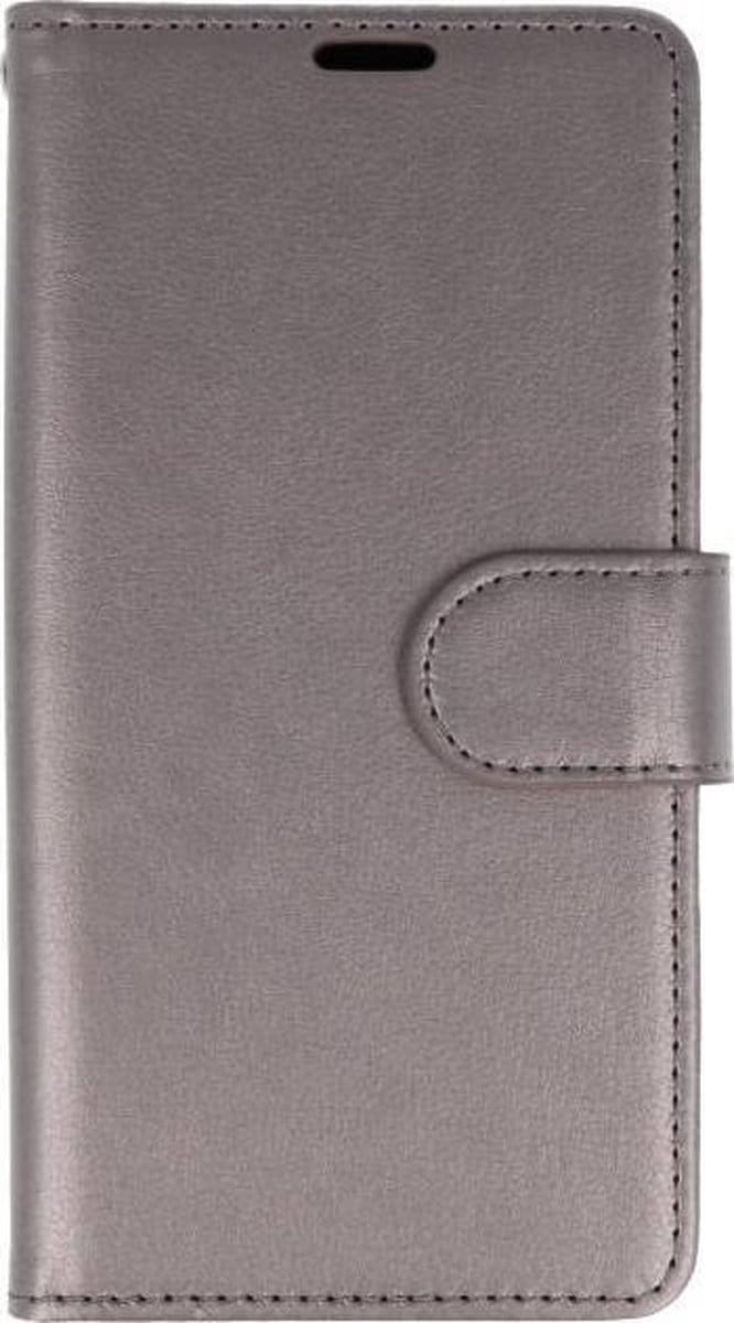 Wallet Cases Hoesje Geschikt voor Huawei P20 Grijs