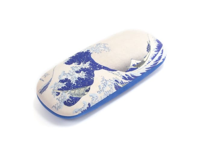 Brillendoos Hokusai Great wave