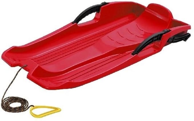 Prosperplast Kinder winter Slee - Hornet - 80 cm - met rem - Rood - Sleeen - trekkoord