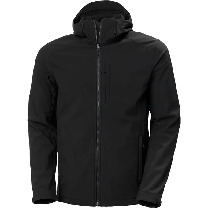 Helly Hansen Paramount Hooded Softshell Jack - Heren - Zwart - Maat M