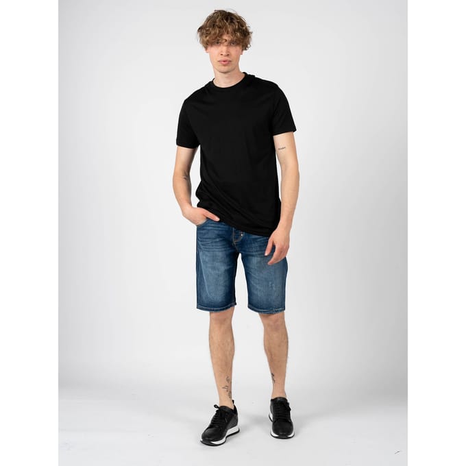 Les Hommes T-shirt Mannen zwart