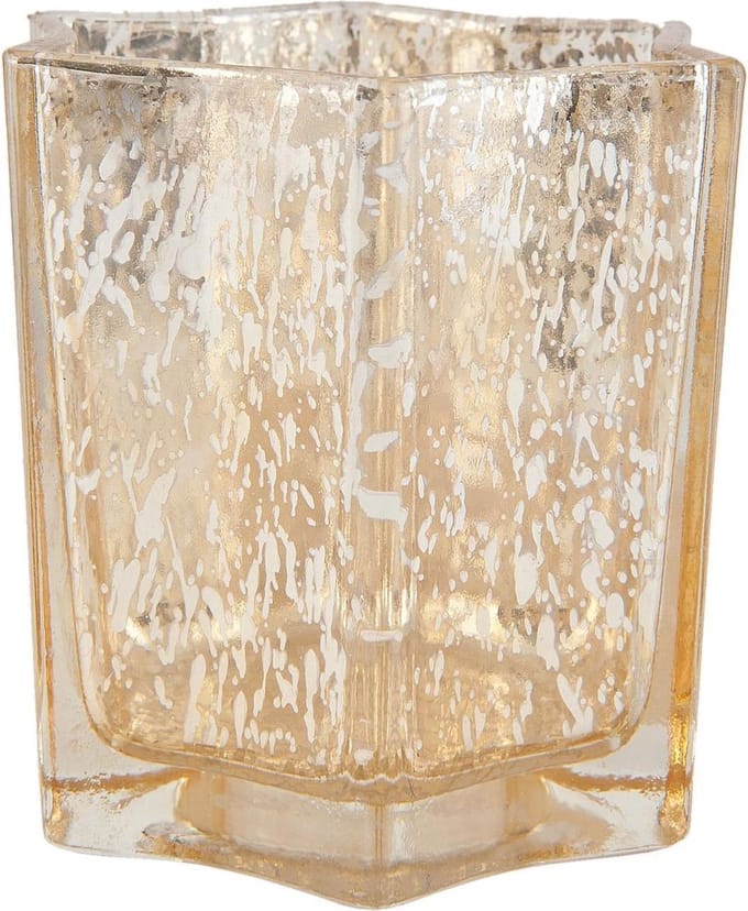 Clayre en Eef Waxinelichthouder 6GL1564 8*8*7 cm
