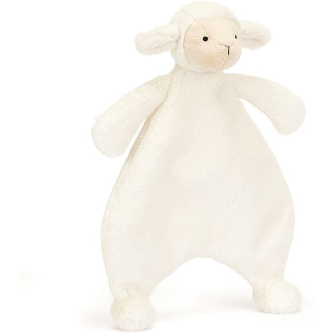 Jellycat knuffeldoekje bashful lamb